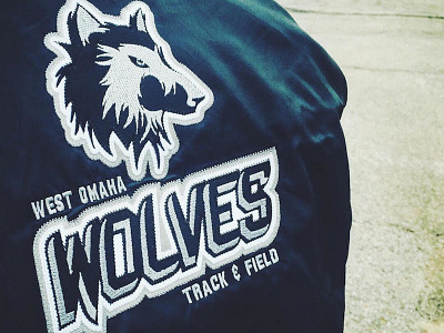 West Omaha Wolves Sports - branding & identity design brand branding identity logo sports wolf wolves