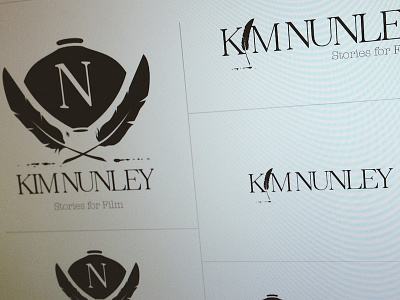 Kim Nunley (screenwriter) - branding & identity design