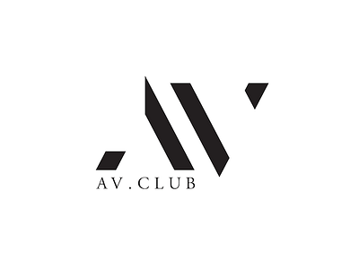 The AV Club brand branding coworking logo