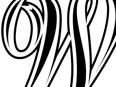 Westside High School - Girls Track & Field Logo creative direction custom hand drawn identity design logo minimal minimalist mongram no fonts rdqlus ribbon scrolls stout w