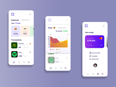 Penny - simple wallet app 💳 app mobile app mobile design mobile ui ui wallet