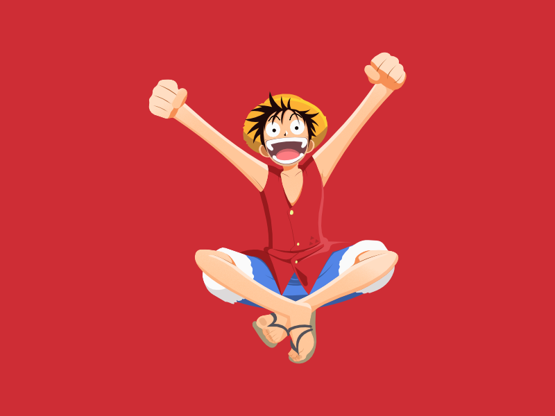 luffy character design over time