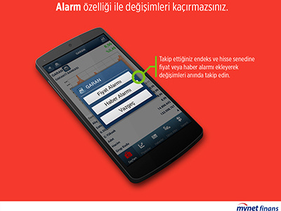 Mynet Finance Alarm alarm android app finance mynet