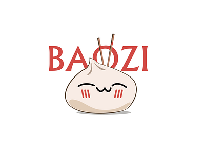 BAOZI illustration logo logo design vector