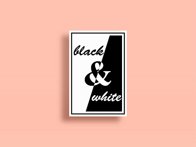black & white branding design illustration typography vector