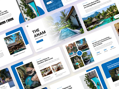 Pitch Deck for The Anam Hotel design google slides graphic design pitch deck powerpoint presentation