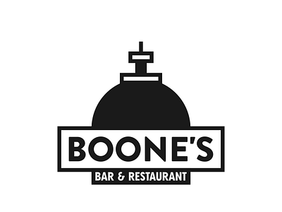 Boone's Restaurant Logo brand design government logo restaurant vector