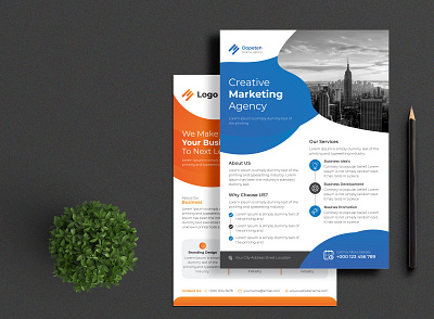 Modern Corporate Flyer Design Template elegant