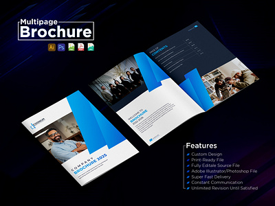 Modern Corporate Multipage Brochure Design Template