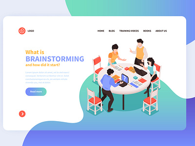 Landing Page UI Design