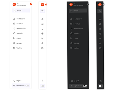 Dashboard Sidebar Menu | Side Menu