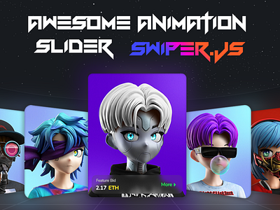 Awesome Animation Slider | swiper.js