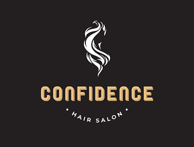 Logo for a Hair Saloon branding creative design design icon illustration logo typography vector