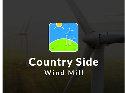 Logo Design for A Wind Mill branding creative design design illustration logo typography vector