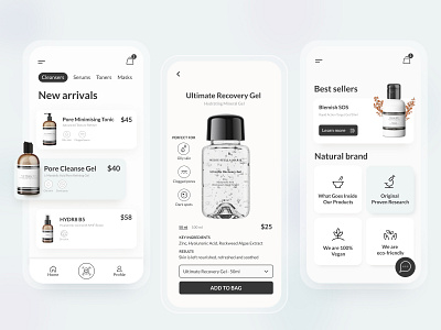 Beauty Mobile App Design