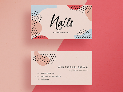 Branding Idea for Nails Studio branding design flat vector
