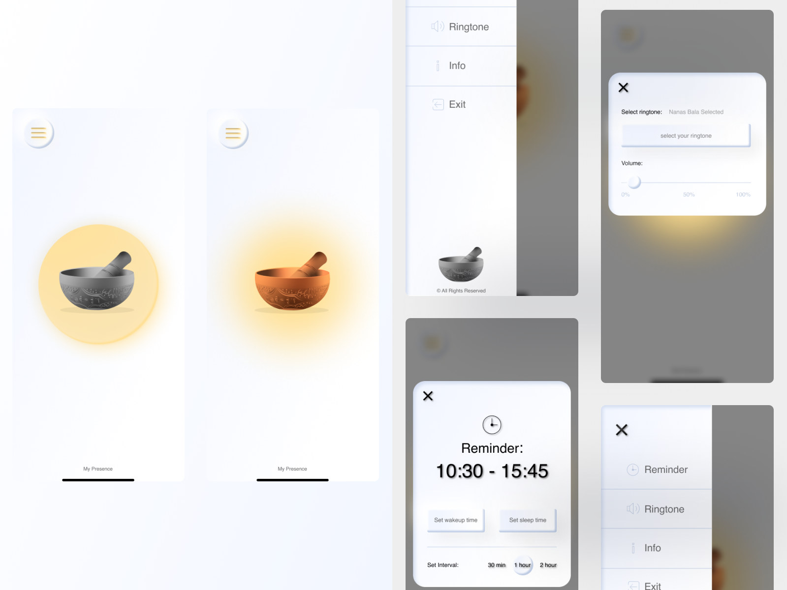 Tibetan Bowl App by Danial Nazemi on Dribbble