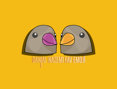 Birds or Dan's Eagles art bird danialnazemi design emoji flat graphic icon illustration illustrator logo passion vector