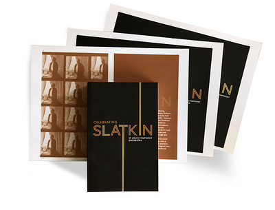 Book / SLSO / Celebrating Slatkin book design final art research typography