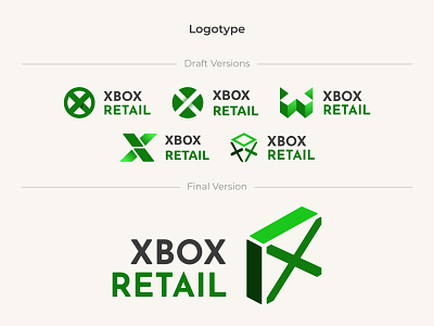 Branding and Logo Design of Game Consoles Rental Service🎮 branding design digital design game game console graphic design identity logo logo design logotype playstation visual design xbox xbox one xbox series