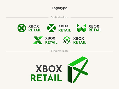 Branding and Logo Design of Game Consoles Rental Service🎮