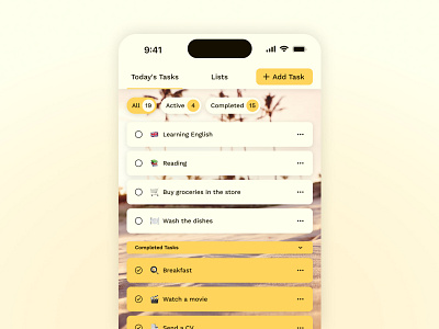 Task Management App | To-Do List✅ application design digital design figma graphic design mobile app design planner productivity service task task managment to do to do to do list ui uiux design user experience user interface ux visual design