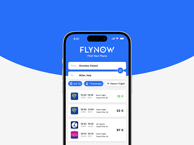 FLYNOW - Flight Booking App | Search Page✈️ airbus airplane airport booking branding design digital design figma flight search graphic design logo plane travel trips ui user experience user interface ux visual design