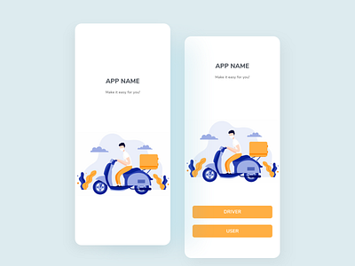 Delivery Application app design button delivery driver drivers list gps tracker homepage login map signup ui