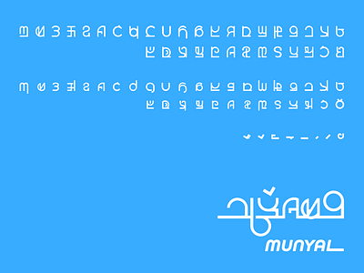 Munyal Typeface (Adlam)