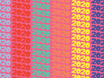 2020 2020 numbers pink type art type design typedesign typography