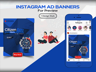 Instagram and facebook ads for social media post ad design banner ad design graphic design poster design social media banner social media design socialmedia web ads web design