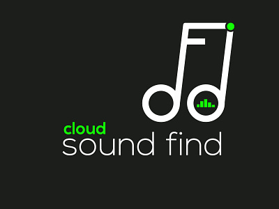 Sound find.Music Logo Design