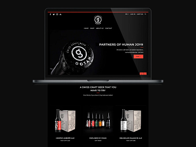Brewery website branding brewery website design shopify web design