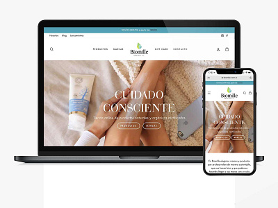 Cosmetic Brand website