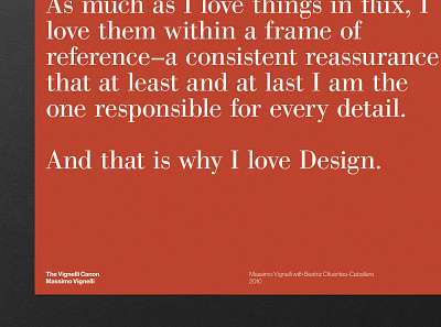 Vignelli 90 behance