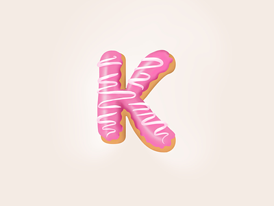 I donut know doughnut illustration lettering letters typography