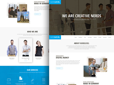 Agency Template agency website digital agency landing page