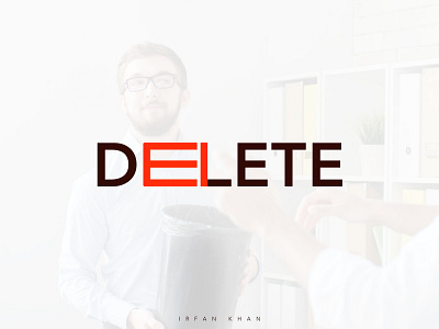 Delete LogoType brand design fromthephysicalworld logo logo a day logo alphabet logotype mark mark icon symbol realism ui uxd