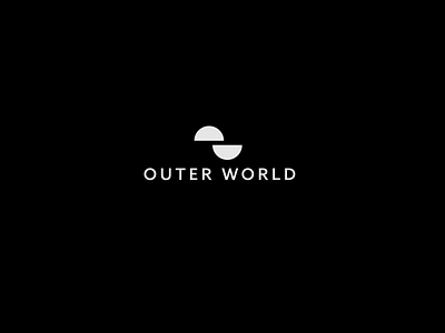 Outer World Logo graphic design illustrator logo