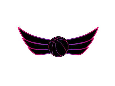 Hoops for the Future Logo graphic design illustrator logo
