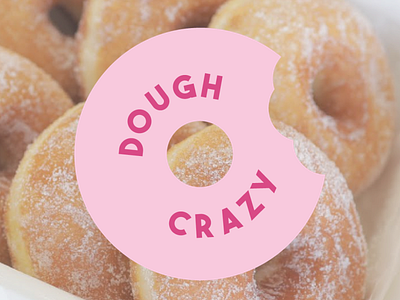 Dough Crazy Logo branding design graphic design icon illustration logo typography vector