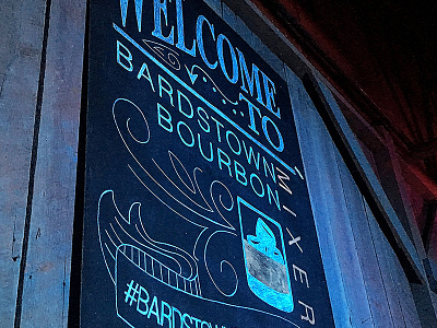 Bardstown Bourbon Mixer Chalkboards art bourbon chalk chalkboard design hand lettering typography