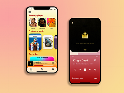 Music App Concept- PART 2