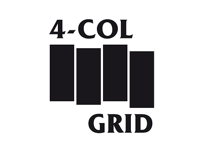 4 column grid black flag grid parody punk