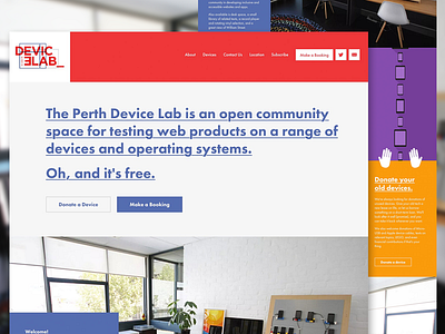Dribbble Device Lab humaan mobile first odl open device lab perth responive svg