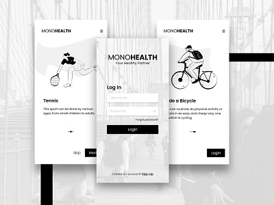 monohealth onboarding screen