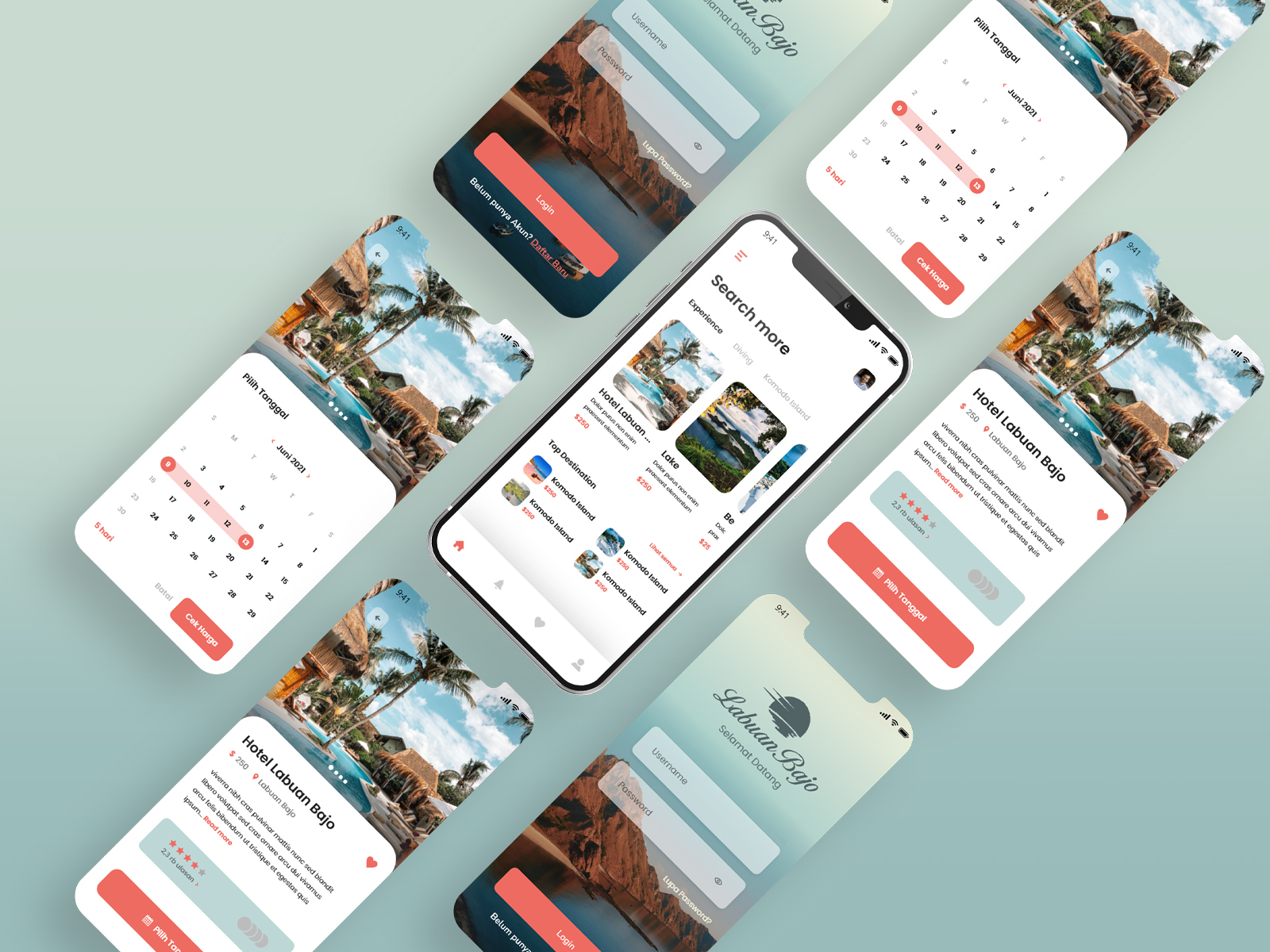 Labuan Bajo Destination Apps by raffi on Dribbble