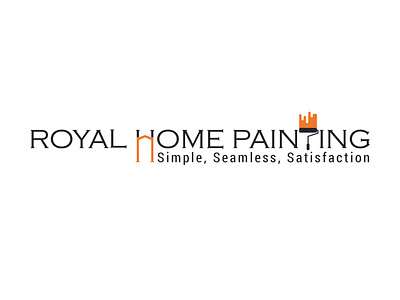 Royal Home Painting Logo Design