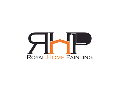 Royal Home Painting Logo Design branding design graphicdesign illustration illustrator logo minimal typography