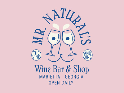 Keep it Natural bar branding restaurant branding wine